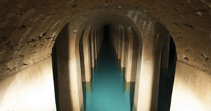 le réservoir de Montsouris